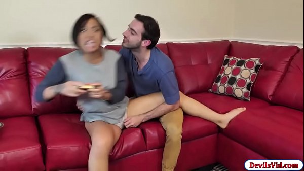 Cute Asian fucks bf and then squirts 5 min